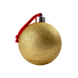 Bola de Natal 7,5cm Dourada personalizável