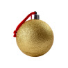 Bola de Natal 7,5cm Dourada personalizável