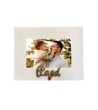 Moldura White Papá 10x15 - horizontal personalizável