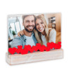 Moldura acrílica Gemma 10x15 - horizontal personalizável