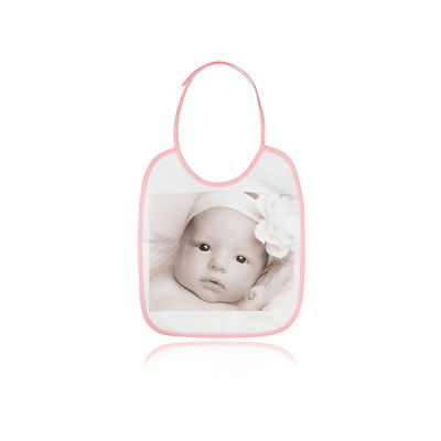 Babete rosa personalizada