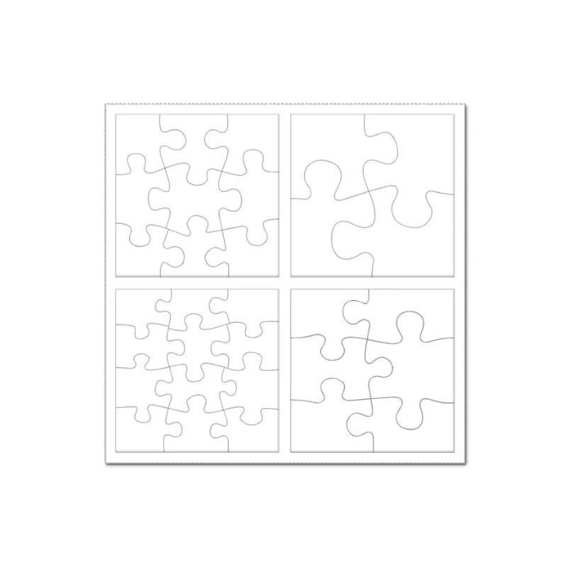 Puzzle infantil 4x1 para sublimação