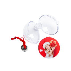 Bola de Natal 10cm personalizável