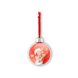 Bola de Natal 7,5cm personalizável