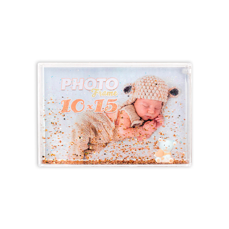 Moldura com corações personalizável