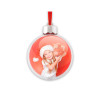 Bola de Natal 7,5cm personalizável
