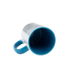 Caneca orbed azul personalizada