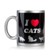 Caneca prateada personalizada