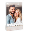 Moldura acrílica Serena 10x15 - vertical personalizável
