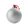 Bola de Natal 10cm Prateada personalizável